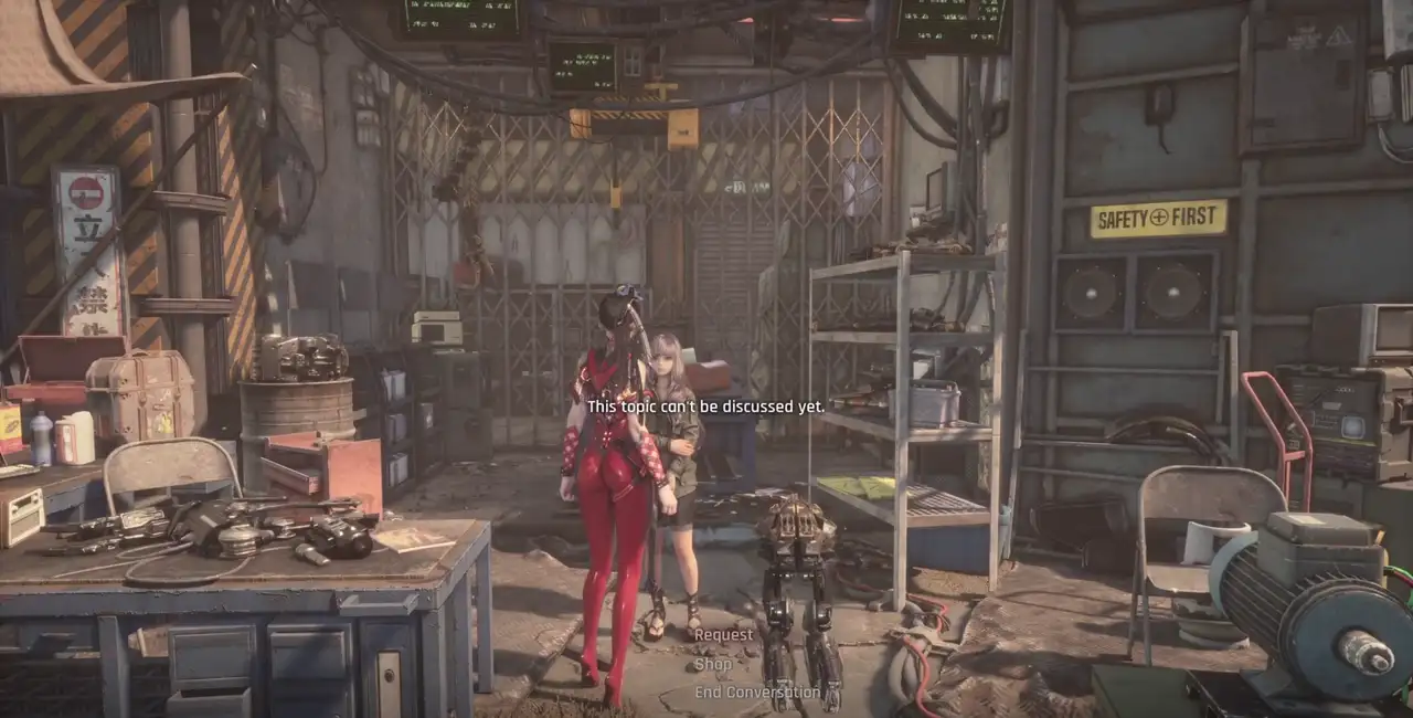 Stellar Blade late story route checkpoint screenshot