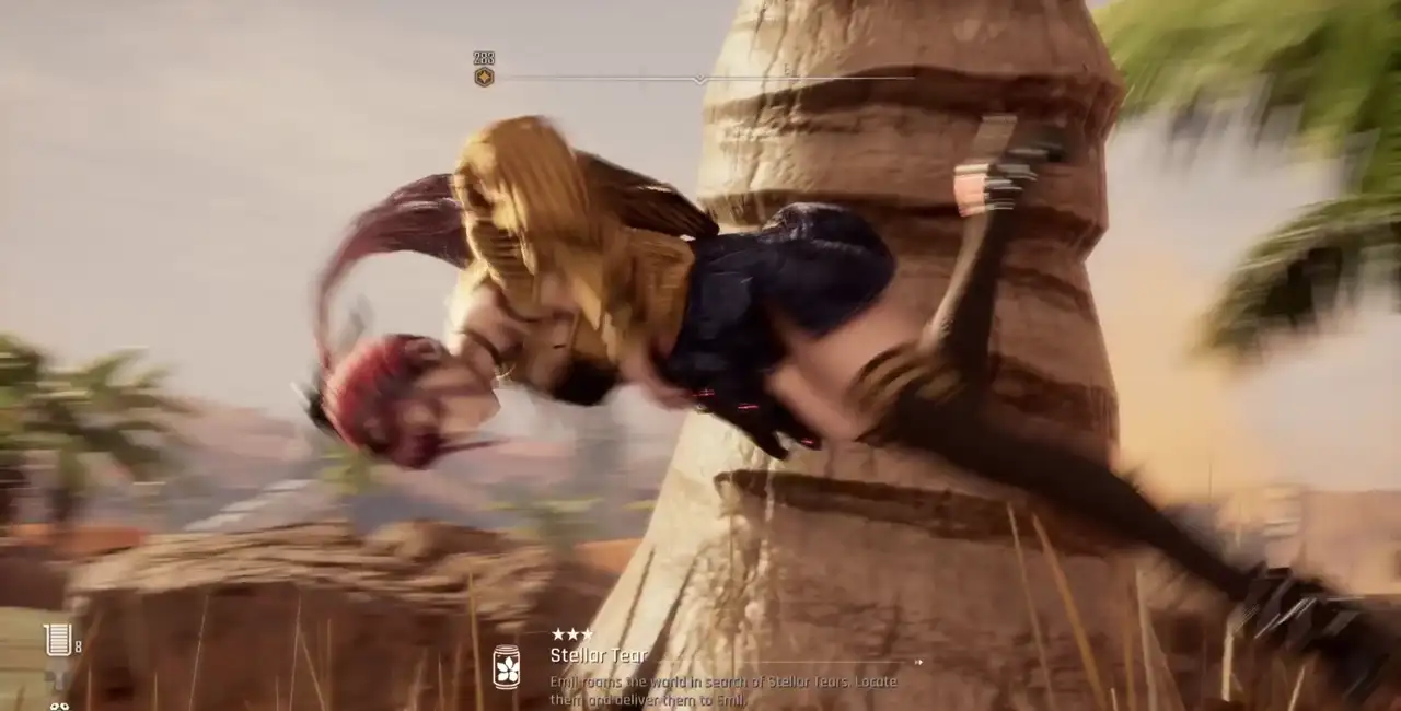 Stellar Blade Nier crossover outfit route screenshot