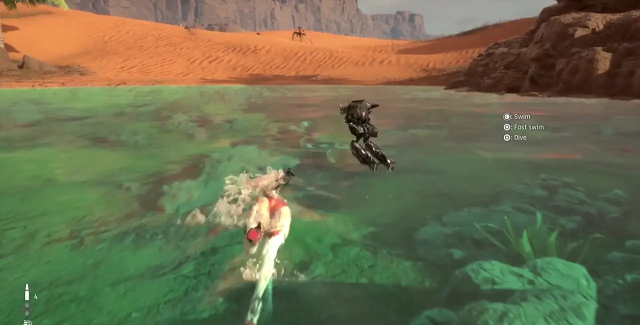 Stellar Blade Great Desert nano suit route screenshot